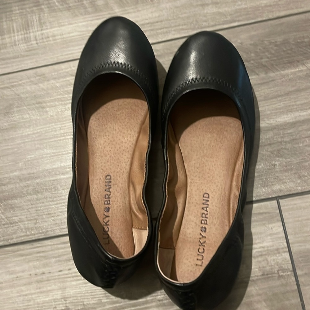 Emmie Leather Ballet Flats - Lucky Brand size 7.5